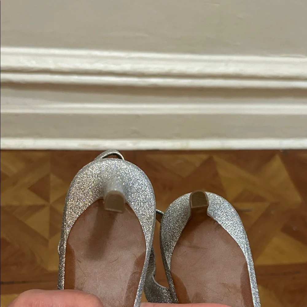 Michael Kors Sparkling Silver Women's Heels - Picture 7 of 8